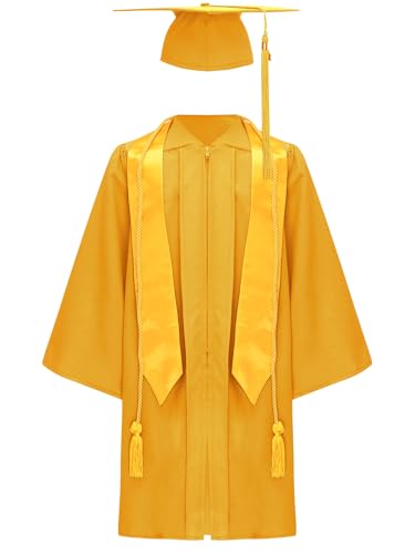 Monduelle Kinder Abschluss Talar und Doktorhut Quasten Robe Umhang Für Jungen Mädchen Vorschule Kindergarten Abschlussfeier von Monduelle