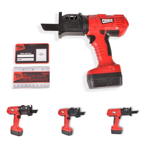Moni Kinderwerkzeug-Set Säbelsäge T1402 elektrisch, Lineal, Mitarbeiterausweis, Farbe:rot Moni Kinderwerkzeug-Set Säbelsäge T1402 elektrisch, Lineal, Mitarbeiterausweis, Farbe:rot von Moni