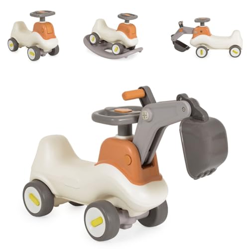Moni Rutschfahrzeug Bumpy 3 in 1 Bagger Schaufel Schaukelfunktion Schiebeauto, Farben:grau Moni Rutschfahrzeug Bumpy 3 in 1 Bagger Schaufel Schaukelfunktion Schiebeauto, Farben:grau von Moni