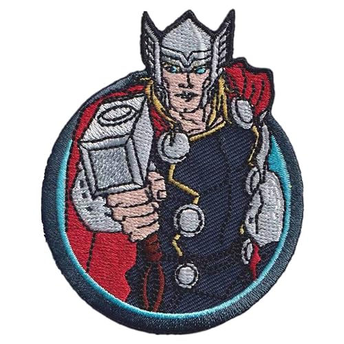 Mono Quick 1809x Avengers Bügelbild, Patch, Marvel Hulk Iron man Thor Captain America (18094 - Thor) von Mono Quick