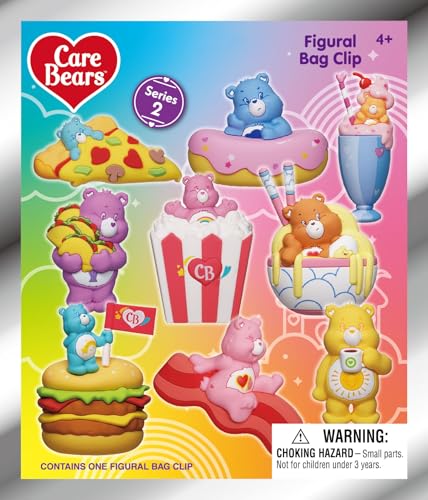 Care Bears Sammelfigur-Clips, Packung mit 24 Blindbeuteln von Monogram International