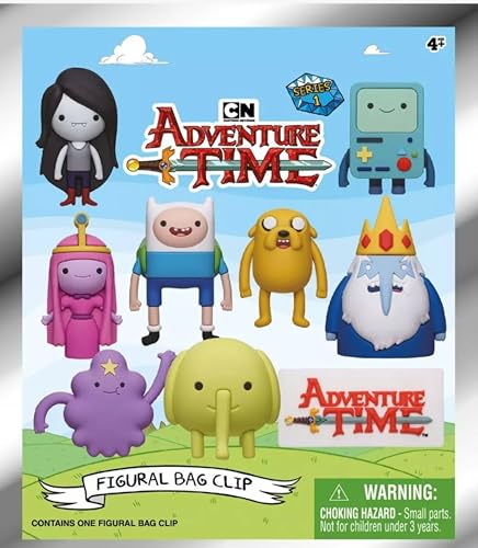 Monogram International Adventure Time Serie 1 Blind Bag Surprise - Sammelfiguren & Zubehör - Lustiges Unboxing-Erlebnis - Warner Bros (1 Stück) von Monogram International