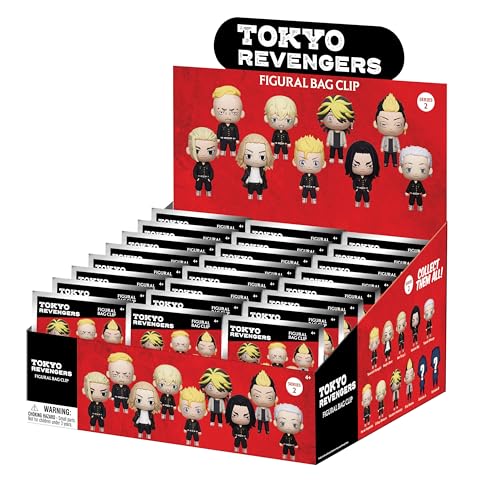 Tokyo Revengers Sammelfiguren-Clips – Box mit 24 Blindbeuteln von Monogram International