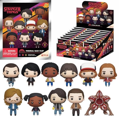 Stranger Things Monogram Serie 2 3D-Schaumstoff-Taschenclip, 24 Stück Stranger Things Monogram Serie 2 3D-Schaumstoff-Taschenclip, 24 Stück von Monogram