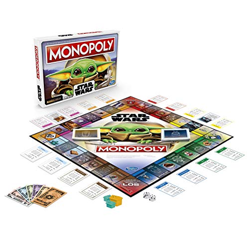 Hasbro 6E0066B459 Star Wars Das Kind Edition, Brettspiel für Familien und Kinder ab 8 Jahren, mit dem Kind, das Fans „Baby Yoda“ nennen Hasbro 6E0066B459 Star Wars Das Kind Edition, Brettspiel für Familien und Kinder ab 8 Jahren, mit dem Kind, das Fans „Baby Yoda“ nennen von Monopoly