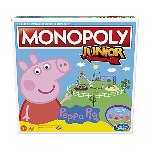 Hasbro Monopoly Junior: Peppa Pig Edition, gioco da tavolo per 2-4 giocatori, per Bambini dagli 5 anni in su von Monopoly