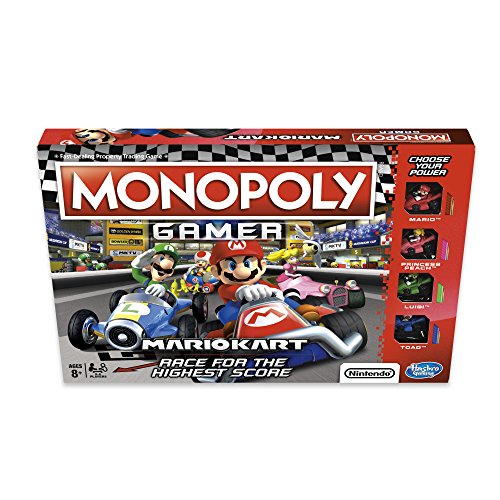 MONOPOLY E1870102 Gamer Mario Kart, mehrfarbig (Englisch version) von Monopoly