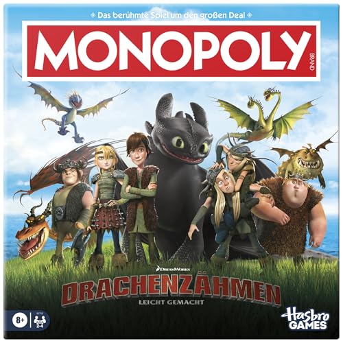 MONOPOLY How to Train Your Dragon - Deutsche Fassung von Monopoly
