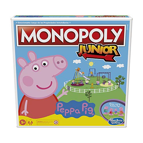 Hasbro Monopoly Junior Peppa Pig, Mehrfarbig F1656105 von Hasbro Gaming