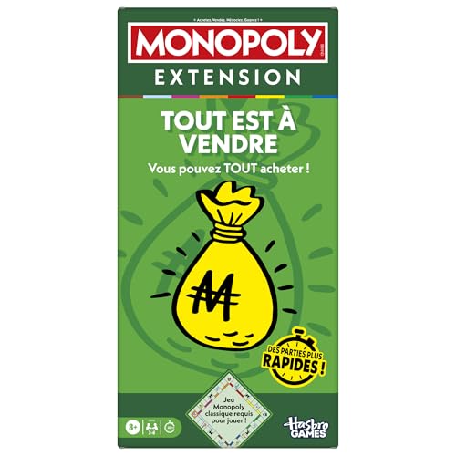 Monopoly, Erweiterung (klassisches Monopoly Spiel zum Spielen erforderlich) – französische Version von Monopoly