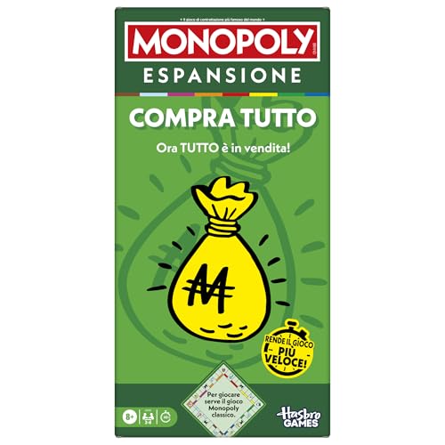 Monopoly, Erweiterung Alles kaufen (zum Spielen dient das Klassische Monopoly Spiel) - italienische Version von Monopoly