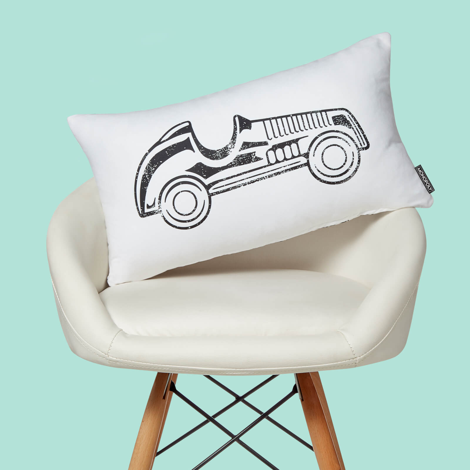 Monopoly Car Rectangular Cushion - 30x50cm von Original Hero