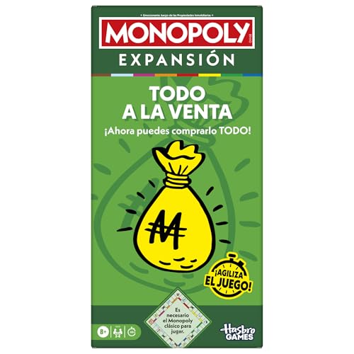 Monopoly Erweiterung, alles zum Verkauf (erfordert das klassische Brettspiel Monopoly zum Spielen) - spanische Version von Monopoly