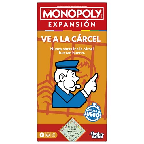 Monopoly Erweiterung Gehen Sie ins Gefängnis (erfordert das klassische Monopoly Spiel zum Spielen) – spanische Version von Monopoly
