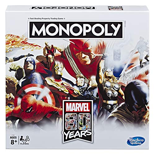 Monopoly – Gesellschaftsspiel Monopoly Marvel 80 Jahre Comics – Brettspiel – französische Version von Monopoly