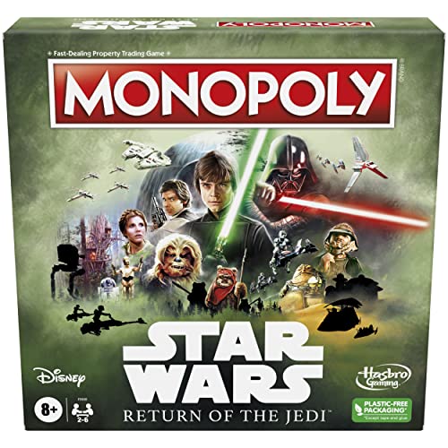 Monopoly Hasbro Gaming - Star Wars of The Jedi Brettspiel für 2-6 Spieler, inspiriert vom Jedi-Film, Spiel für Familien und Kinder ab 8 Jahren (exklusiv bei Amazon) von Monopoly