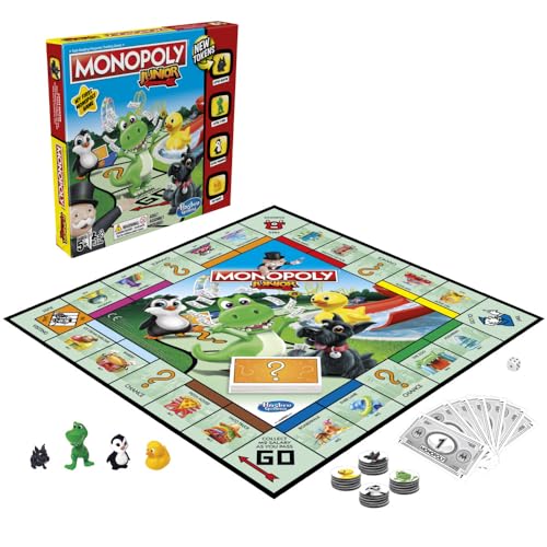 Monopoly Junior Game, Monopoly Board Game for Kids, Family Game for 2-4 Players Monopoly Junior Game, Monopoly Board Game for Kids, Family Game for 2-4 Players von Monopoly