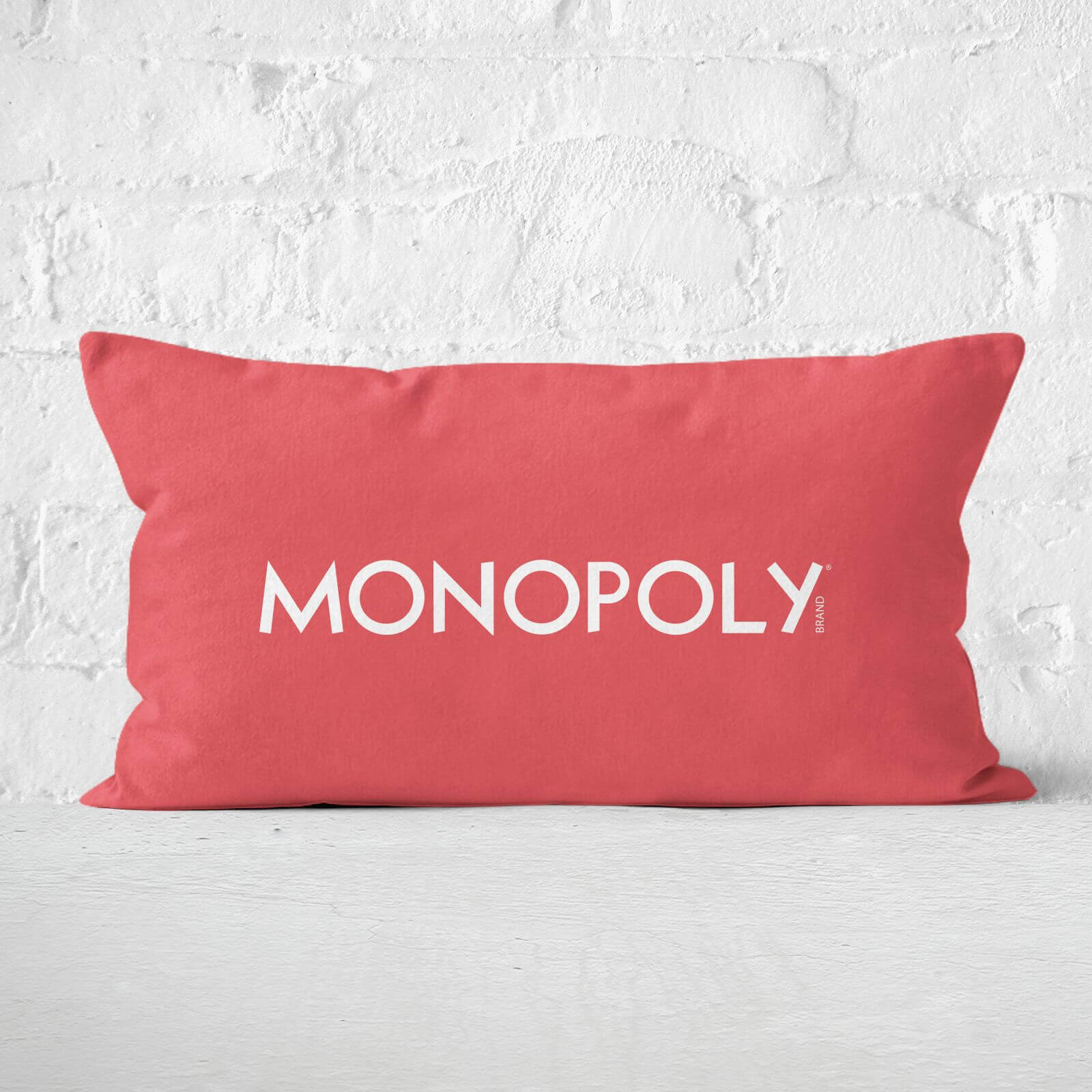 Monopoly Pattern Cushion 30x50cm Rectangular Cushion - 30x50cm - Soft Touch von Monopoly