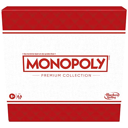 Monopoly Premium Collection, Brettspiel für 2–6 Spieler, Premium-Verpackung und Spielkomponenten, Familienspiel ab 8 Monopoly Premium Collection, Brettspiel für 2–6 Spieler, Premium-Verpackung und Spielkomponenten, Familienspiel ab 8 von Monopoly