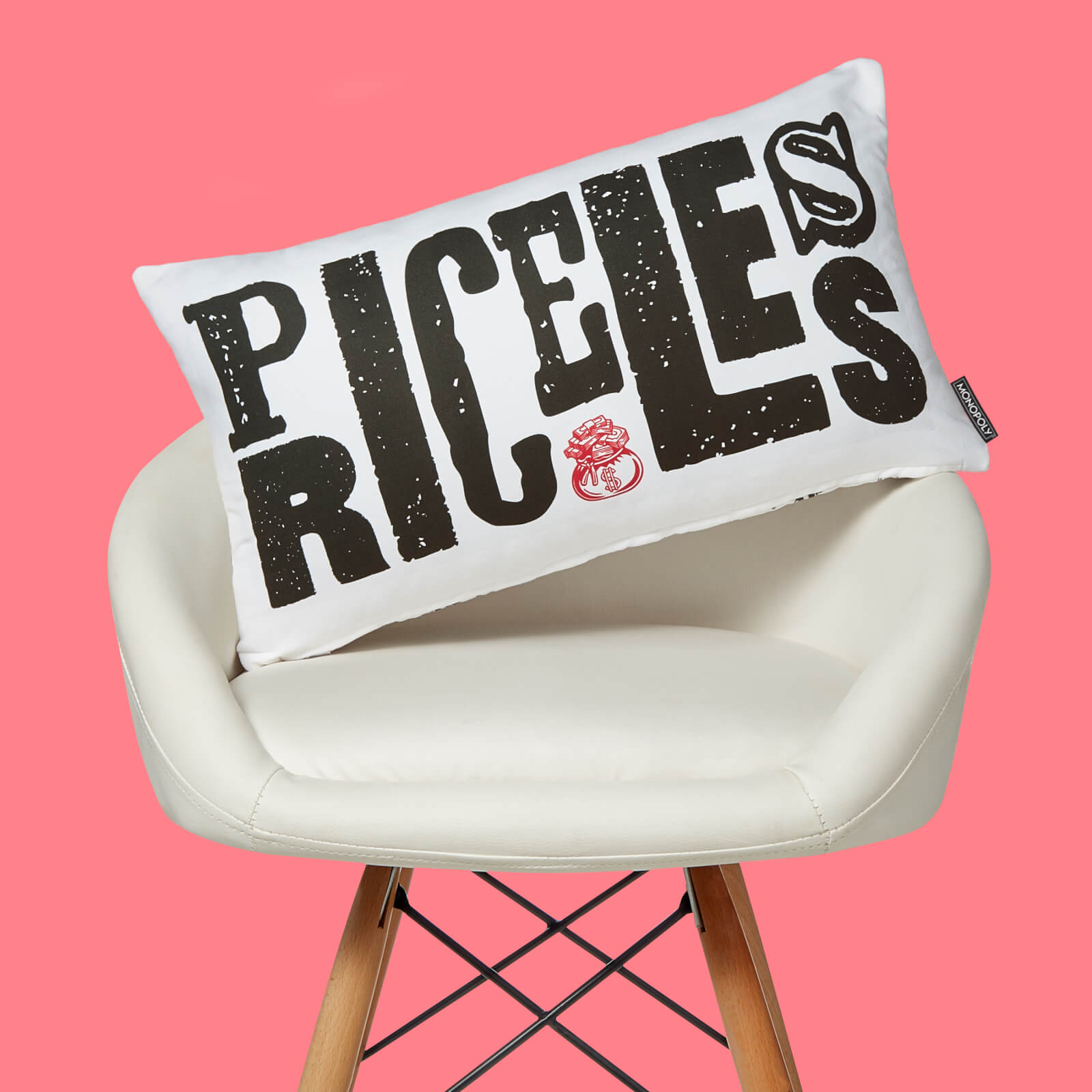 Monopoly Priceless Rectangular Cushion - 30x50cm - Soft Touch Monopoly Priceless Rectangular Cushion - 30x50cm - Soft Touch von Original Hero