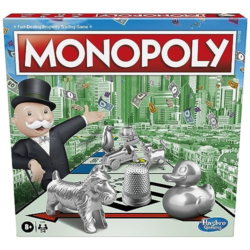 Monopoly Game, Family Board Game for 2 to 6 Players, Monopoly Board Game for Kids Ages 8 and Up, Includes Fan Vote Community Chest Cards, Package May Vary von Monopoly