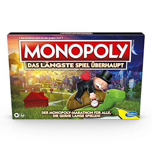 Play-Doh Hasbro Monopoly – das längste Spiel überhaupt, klassisches Monopoly Spielprinzip mit längerer Spielzeit ab 8 Jahren - Exklusiv bei Amazon Play-Doh Hasbro Monopoly – das längste Spiel überhaupt, klassisches Monopoly Spielprinzip mit längerer Spielzeit ab 8 Jahren - Exklusiv bei Amazon von Monopoly