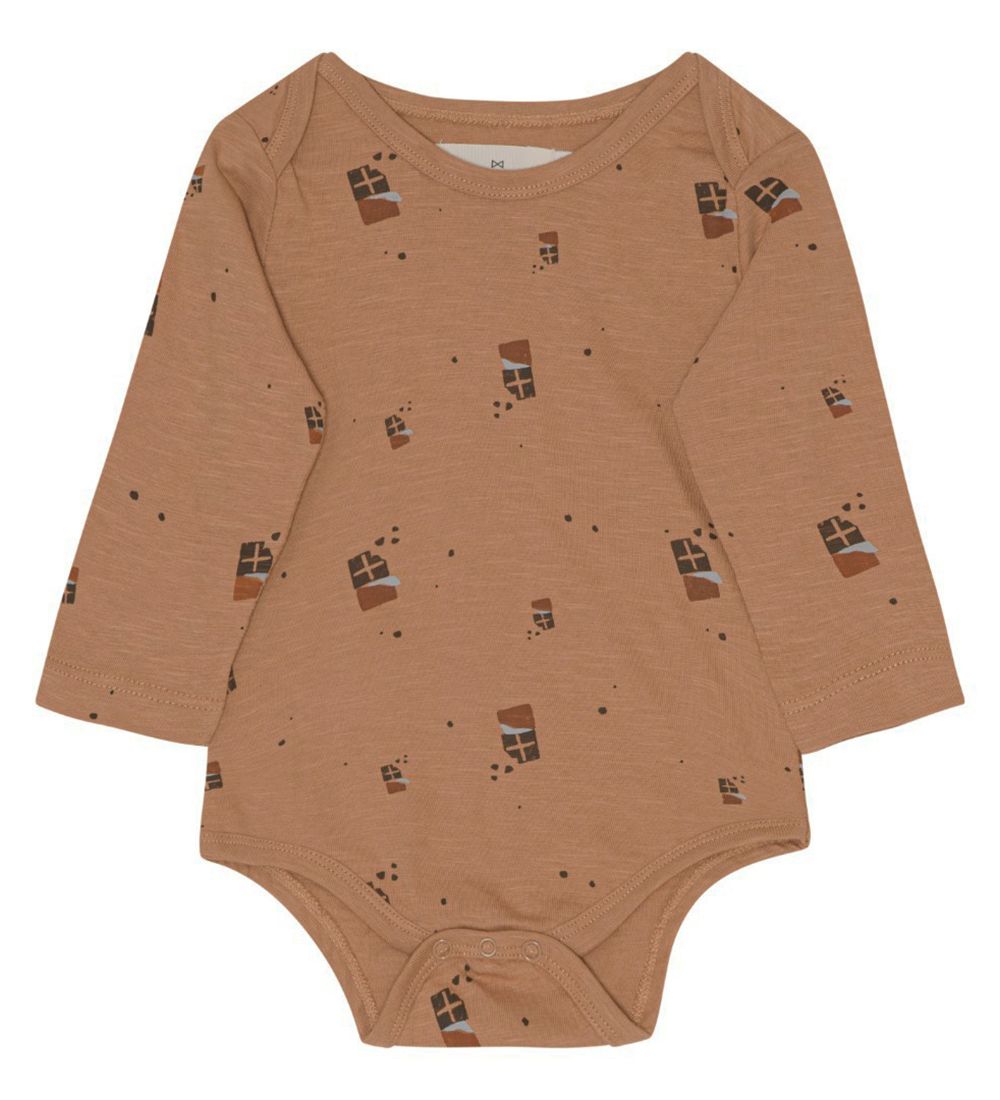 Monsieur Mini Body l/ä - Chocolate Riegel - Milch - Monsieur Mini - 9-12 mt - Body L/Ä Monsieur Mini Body l/ä - Chocolate Riegel - Milch - Monsieur Mini - 9-12 mt - Body L/Ä von Monsieur Mini
