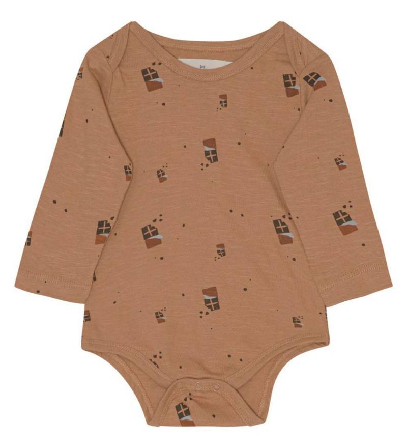 Monsieur Mini Body l/ä - Chocolate Riegel - Milch - Monsieur Mini - 9-12 mt - Body L/Ä Monsieur Mini Body l/ä - Chocolate Riegel - Milch - Monsieur Mini - 9-12 mt - Body L/Ä von Monsieur Mini
