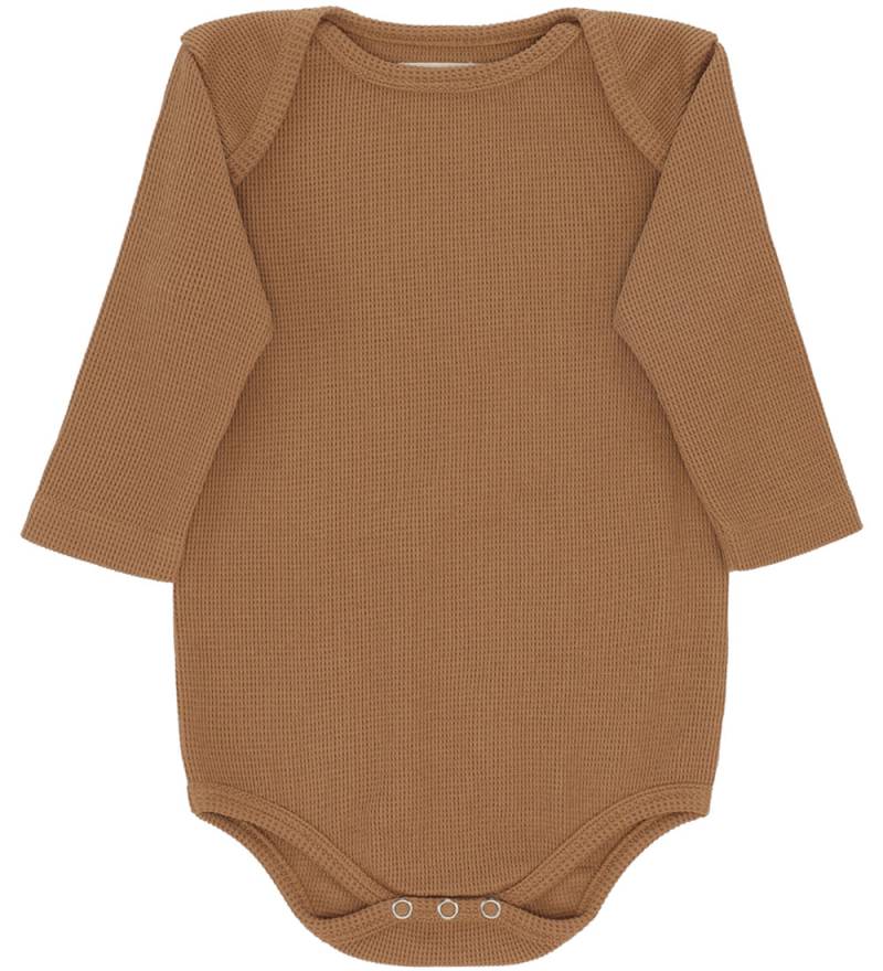Monsieur Mini Body l/ä - Waffel - Schmeckt nicht Brown - Monsieur Mini - 9-12 mt - Body L/Ä Monsieur Mini Body l/ä - Waffel - Schmeckt nicht Brown - Monsieur Mini - 9-12 mt - Body L/Ä von Monsieur Mini