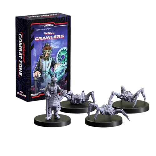 Monster Fight Club Cyberpunk Red, Combat Zone The Board Game Gangs Erweiterung: Wall Crawlers Expansion (Gen Red Gonks) von Monster Fight Club
