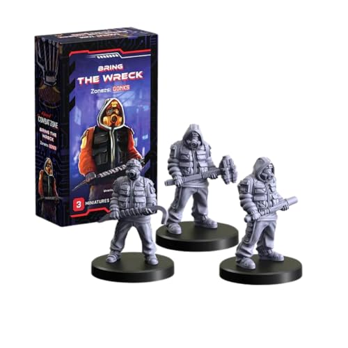 Monster Fight Club Cyberpunk Red, Combat Zone The Board Game Gangs Erweiterung:Bring The Wrack (Zoner Gonks) von Monster Fight Club