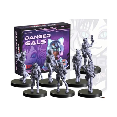 Monster Fight Club Miniaturen Cyberpunk Red Combat Zone - Danger Gals Starter Gang. von Monster Fight Club