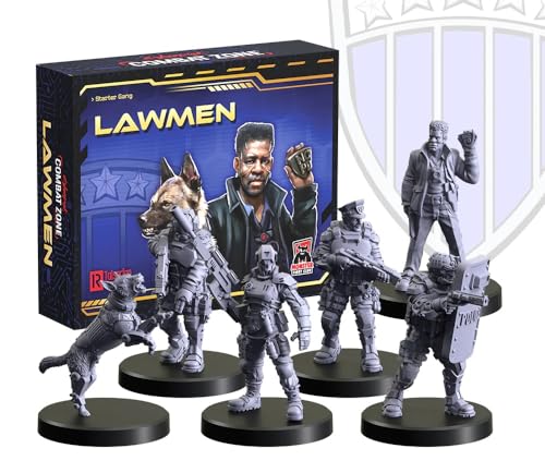 Monster Fight Club Cyberpunk Red Combat Zone Miniatures Erweiterung: Lawmen Starter Gang von Monster Fight Club