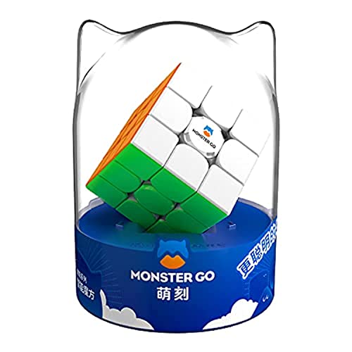 Monster Go 3Ai, 3x3 Speed-Cube MG356 Smart-Cube Intelligentes Tracking, Bewegungen und Schritte messen mit CubeStation App (Premium Paket) von Monster Go