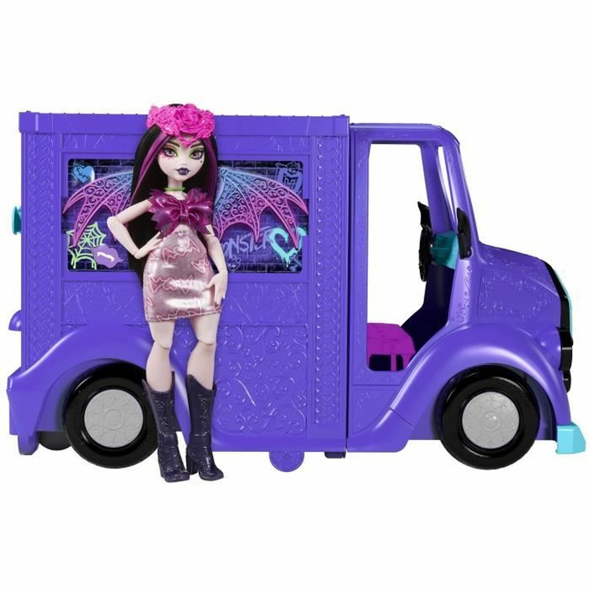 Babypuppe mit Zubehör Monster High Tour Bus Rock Sang-sationnel Babypuppe mit Zubehör Monster High Tour Bus Rock Sang-sationnel von Monster High