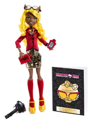 Mattel BLX06 - Monster High - Licht aus Grusel an - Deluxe Clawdia Wolf, Puppe mit Zubehör von Monster High