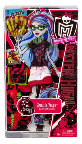 Mattel W2555 - Monster High Ghoulia Yelps Comic Book Club Mattel W2555 - Monster High Ghoulia Yelps Comic Book Club von Monster High