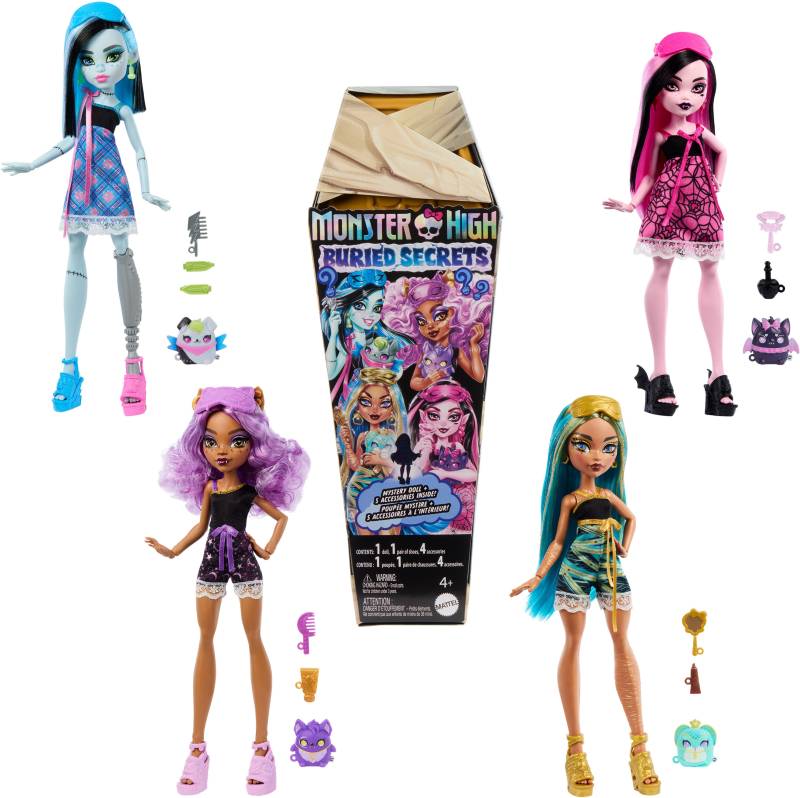 Monster High Buried Secrets Puppe Gemischte Auswahl von Monster High