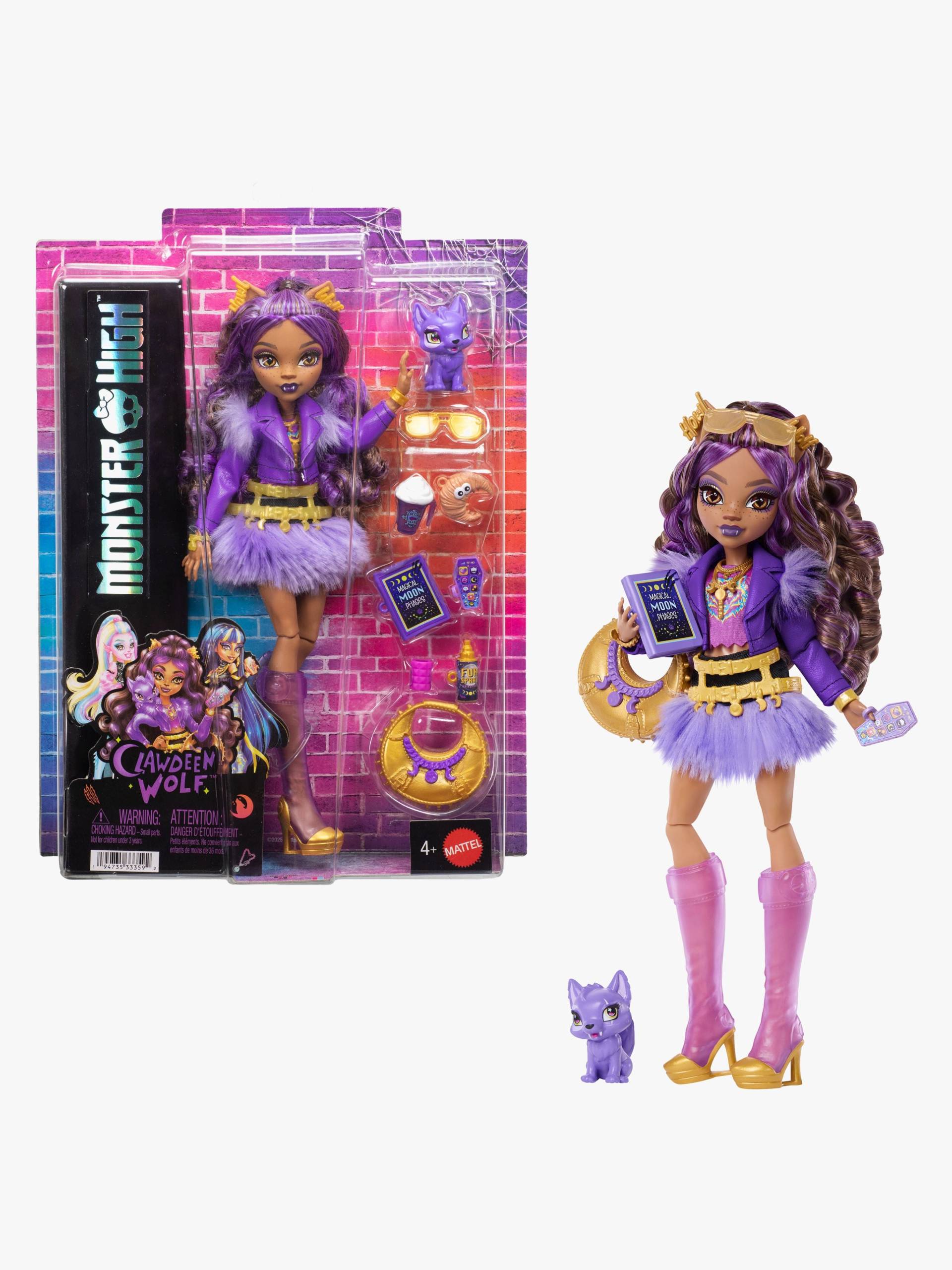Monster High Core Puppe Clawdeen Wolf &  Crescent von Monster High