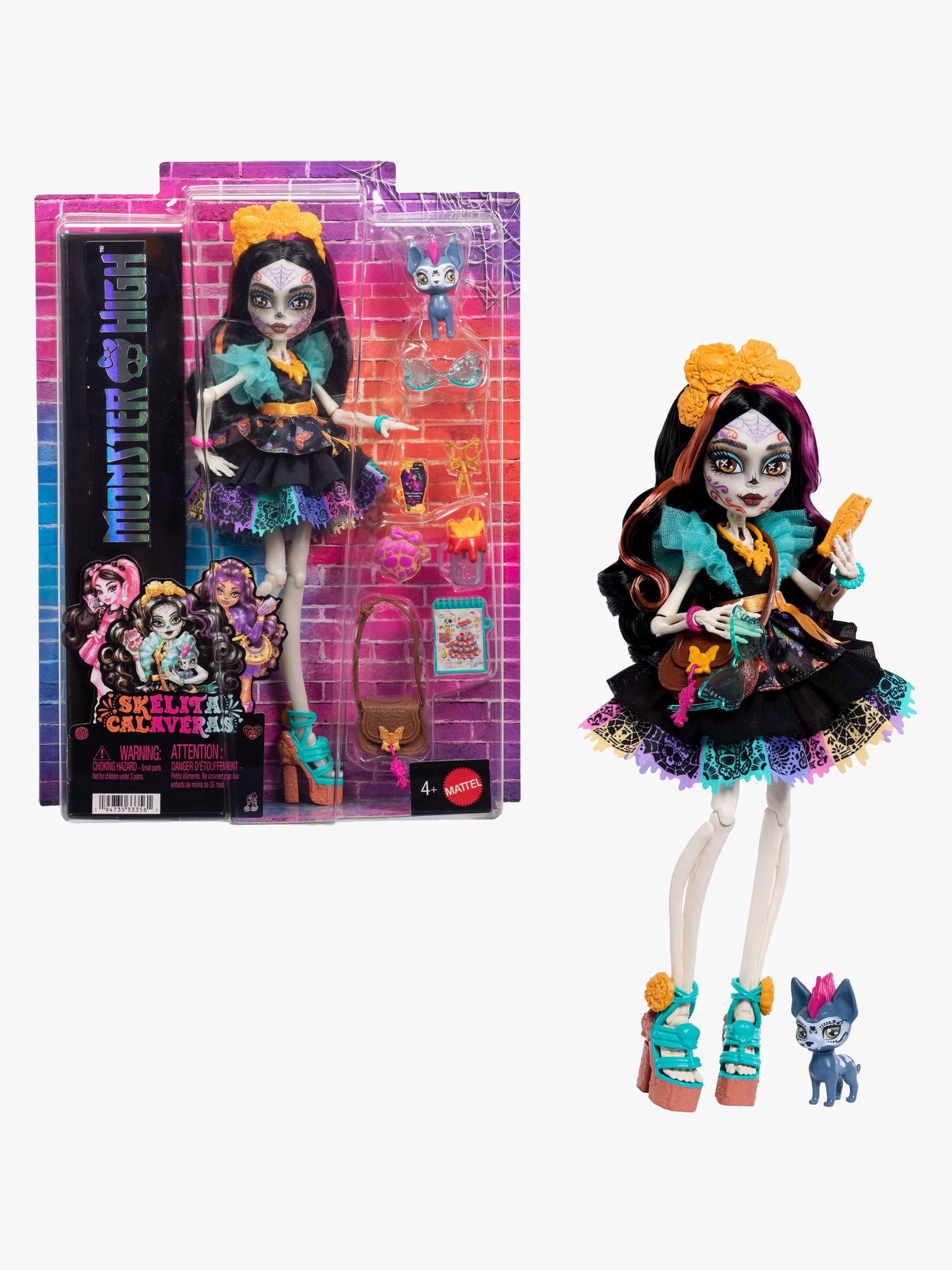 Monster High Core Puppe Skelita Calaveras &  Candelita von Monster High