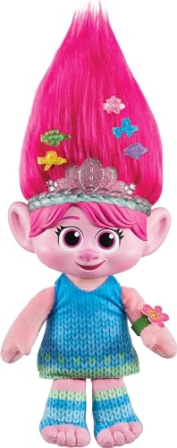 Trolls 3 Band Together HAIR POPS Showtime Surprise Queen Poppy Plüsch von Mattel