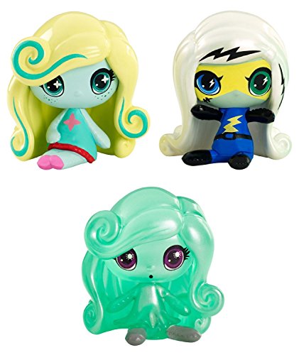 Monster High Minis DVF42 - 3-er Pack, inkl. Frankie Stein, Lagoona Blue und Getting Ghostly Twyla von Mattel