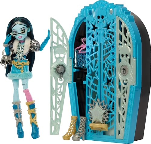 Monster High Skulltimate-Secrets-Set aus Puppe und Accessoires, Hauntlywood Mysteries Frankie Stein mit zauberhaftem Kleiderschrank und über 19 modischen Überraschungen wie Puppenkleidung, JBG81 Monster High Skulltimate-Secrets-Set aus Puppe und Accessoires, Hauntlywood Mysteries Frankie Stein mit zauberhaftem Kleiderschrank und über 19 modischen Überraschungen wie Puppenkleidung, JBG81 von Monster High