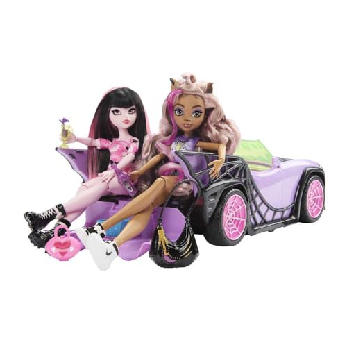 Monster High Travel Club Fahrzeugpuppe für Mädchen ab 4 Jahren, Mehrfarbig von Monster High