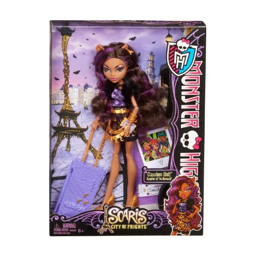 Monster High Y0379 - City of Frights, Travel Scaris Clawdeen Wolf - Neuheit 2013 von Monster High