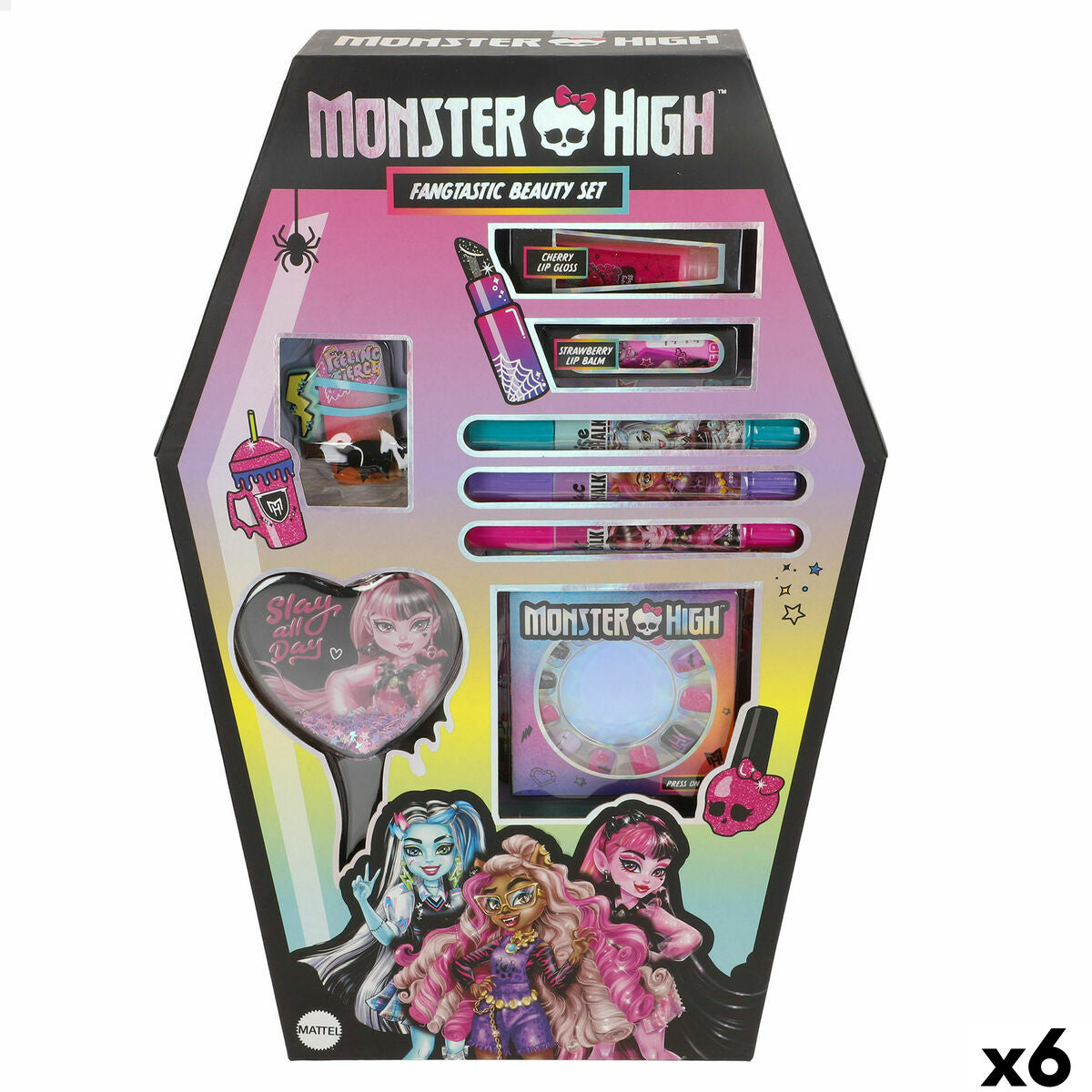Schönheitsset Monster High (6 Stück) von Monster High