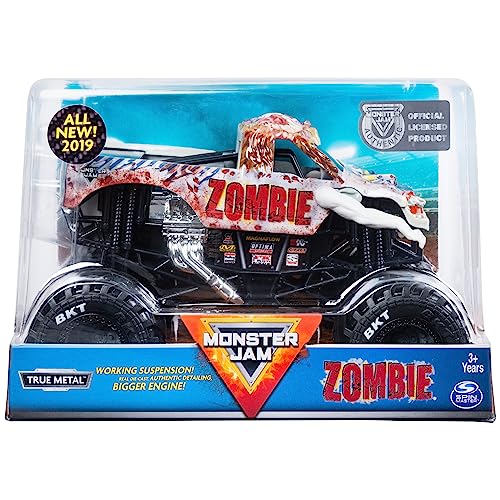 MJ Monster Jam Offizielle Zombie Monster Truck Die-Cast Vehicle, 1:24 Skala von Monster Jam