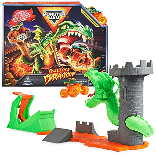 Monster Jam, Duell-Drachen-Spielset mit exklusivem Drachenmonster-Truck im Maßstab 1:64, Kinderspielzeug für Jungen ab 3 Jahren Monster Jam, Duell-Drachen-Spielset mit exklusivem Drachenmonster-Truck im Maßstab 1:64, Kinderspielzeug für Jungen ab 3 Jahren von Monster Jam