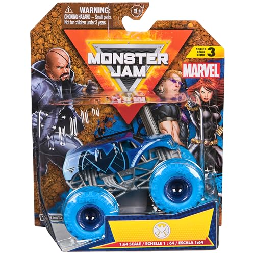 Monster Jam, Marvel Official S.H.I.E.L.D. Monster Truck, Die-Cast Vehicle, 1:64 Scale, Super Hero Kids Toys for Boys Ages 3 and up von Monster Jam