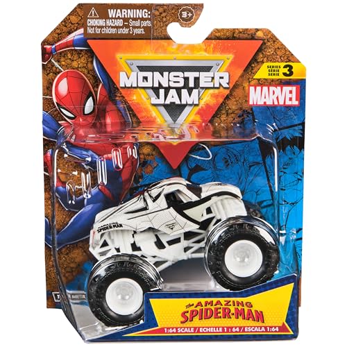 Monster Jam, Marvel Official Spider Man Monster Truck, Die-Cast Vehicle, 1:64 Scale, Super Hero Kids Toys for Boys Ages 3 and up Monster Jam, Marvel Official Spider Man Monster Truck, Die-Cast Vehicle, 1:64 Scale, Super Hero Kids Toys for Boys Ages 3 and up von Monster Jam